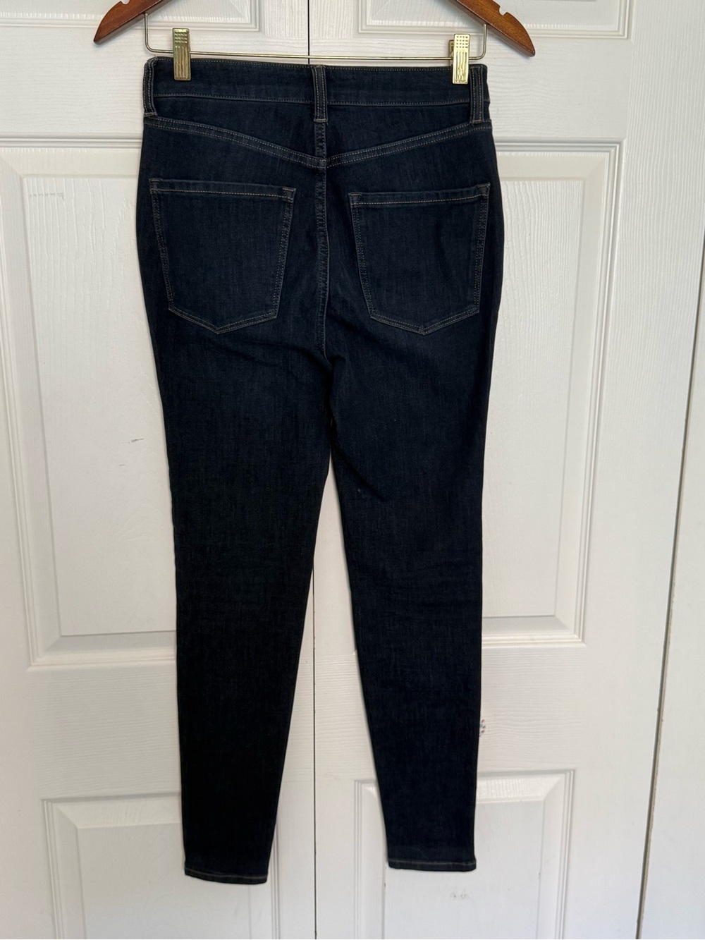LC Lauren Conrad Super High-Rise Super Skinny Blue Jeans-Size 2 - Picture 8 of 9